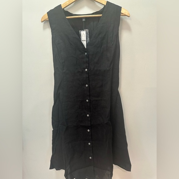 NWT! J.Crew women’s Tall mini dress in linen. Size 16 Tall $158 - Picture 4 of 8